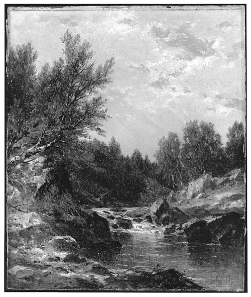 A Mountain Brook, 1877, John William Casilear