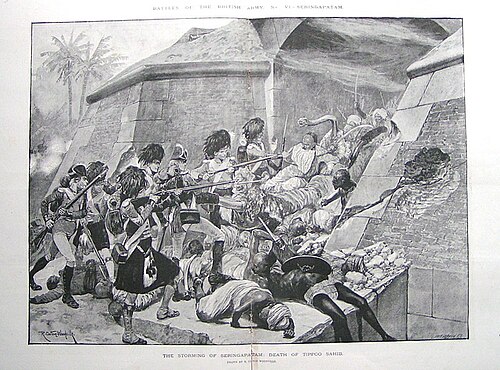 The Storming of Seringapatam, 1800, Robert Ker Porter