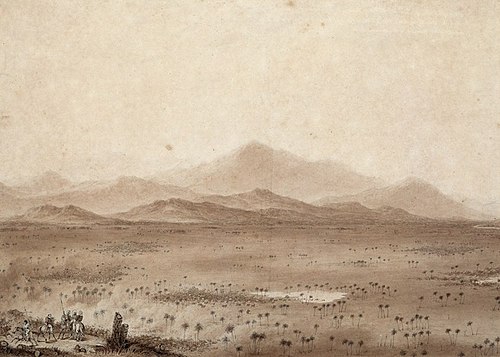 Rounding up Cattle on the Apurean Plains, 1832, Robert Ker Porter