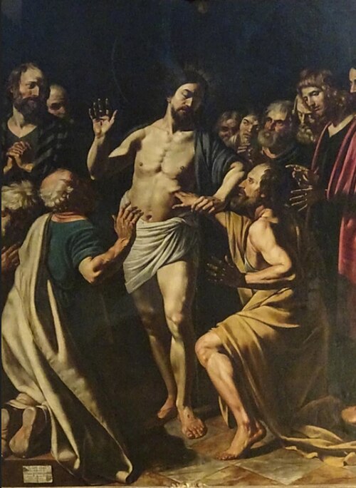 The incredulity of Saint Thomas, 1611, Louis Finson