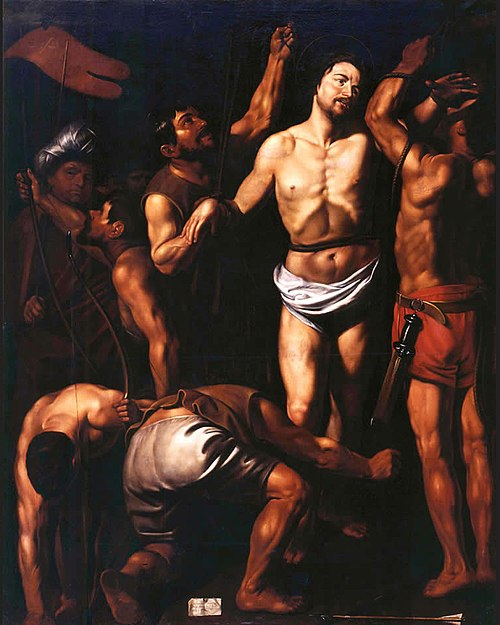 The martyrdom of St Sebastian, 1610, Louis Finson