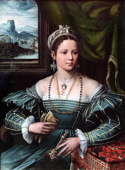 Portrait d'une dame, 1535, Girolamo da Carpi