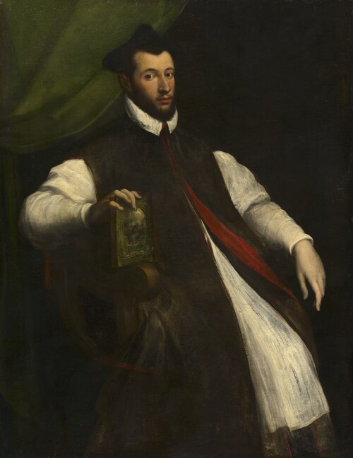 Portrait of a Prelate, 1548, Girolamo da Carpi