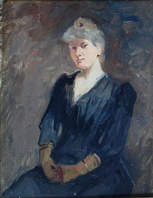 Portret van mevrouw Gunneweg (zittend), , Hermanus Petrus Antonius Gunneweg