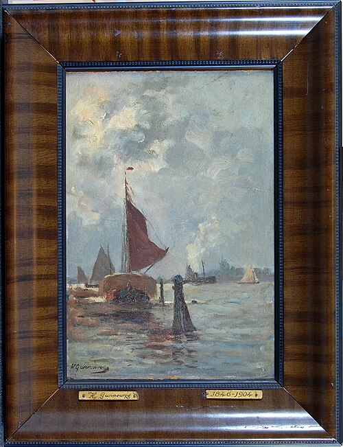 Op de rivier, , Hermanus Petrus Antonius Gunneweg