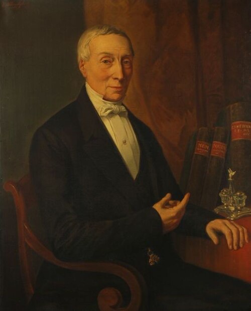 Portrait of Pieter Anthony van Waesberge, 1855, Jacob Akkersdijk
