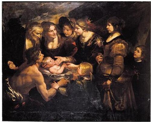The Finding of Moses, 1640, Gioacchino Assereto