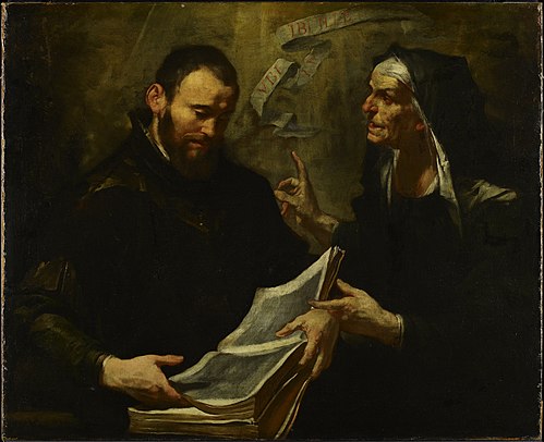 Saint Augustine and Saint Monica, 1650, Gioacchino Assereto