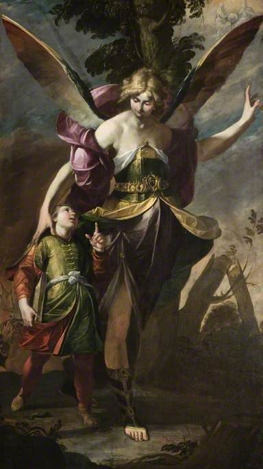 The Guardian Angel, 1627, Gioacchino Assereto