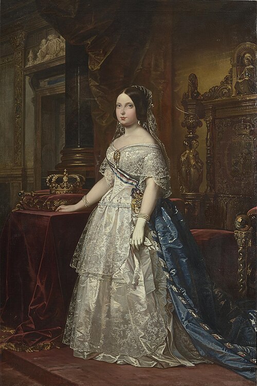Isabel II, 1844, Isidoro Santos Lozano Sirgo