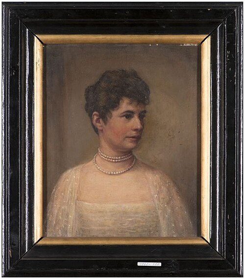 Portret van Maria Agnita Isabella Lobry vanTroostenburg de Bruyn, 1920, Oene Schreuder