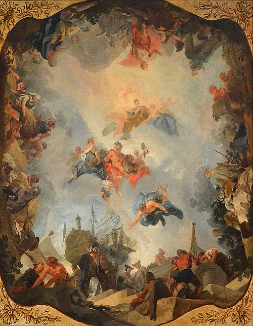 Les Bienfaits de la paix, 1760, Gregorio Guglielmi