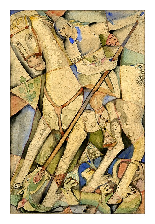 Saint-Georges et le dragon, 1950, Henri Jonas