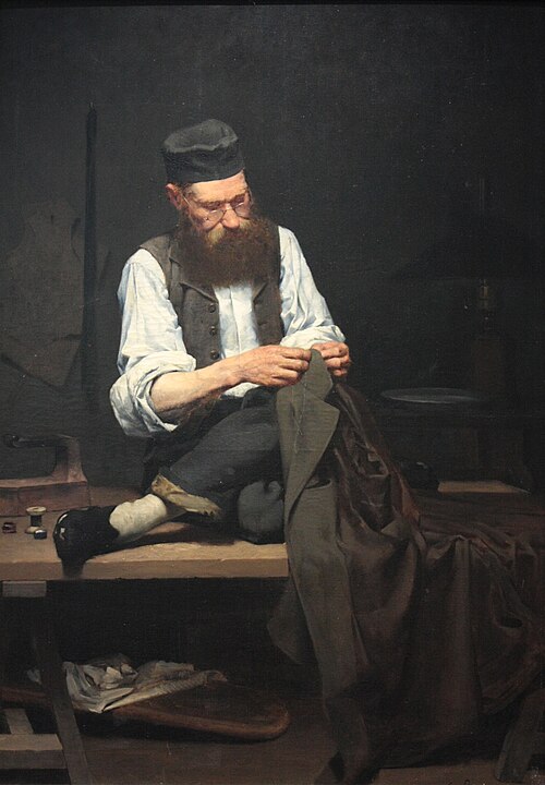 Le Concierge est tailleur, 1881, Ernest Bordes