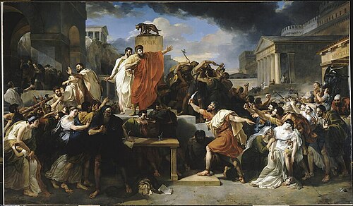 La Mort de Virginie, 1828, Guillaume Guillon Lethière