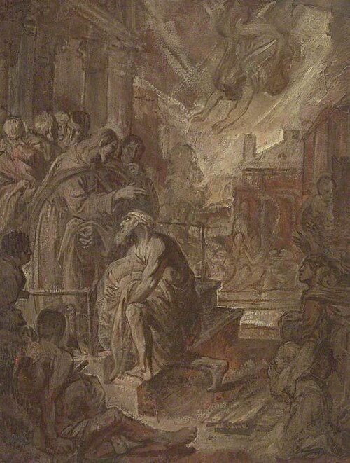 Christ at the Pool of Bethesda, 1635, Giacomo Cavedone