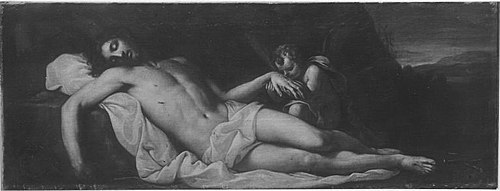 Dead Christ, 1618, Giacomo Cavedone