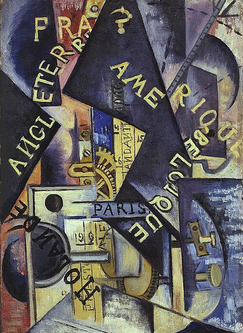 Metronome, 1915, Olga Rozanova