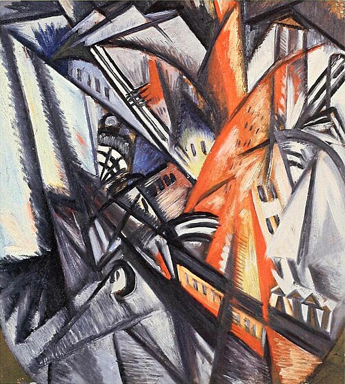 Cityscape, 1914, Olga Rozanova