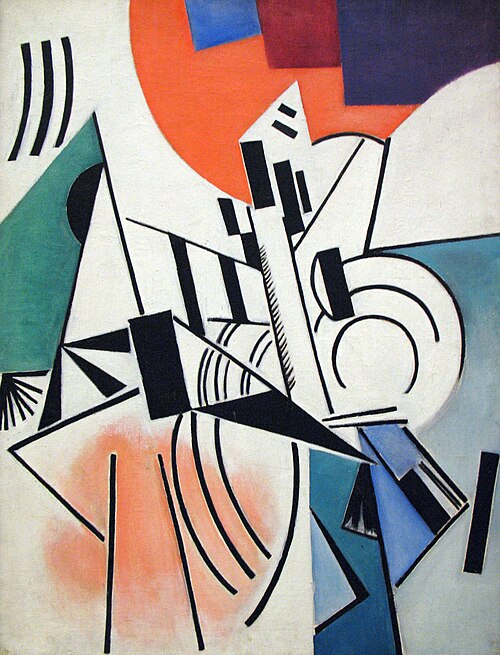 Non-Objective Composition, 1917, Olga Rozanova