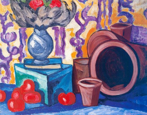 Still life with Tomatoes, 1911, Olga Rozanova