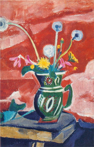 Jug with Flowers, 1912, Olga Rozanova