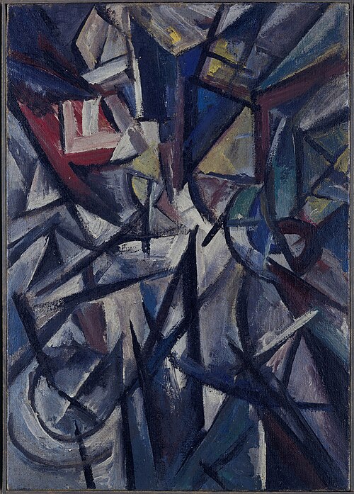 Landscape. Futurist Composition, 1913, Olga Rozanova