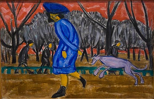 Boulevard, 1912, Olga Rozanova