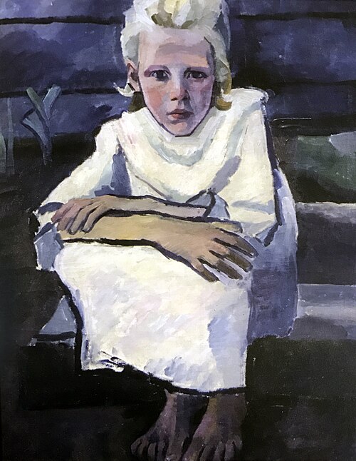 Portrait d'une jeune fille, 1911, Olga Rozanova
