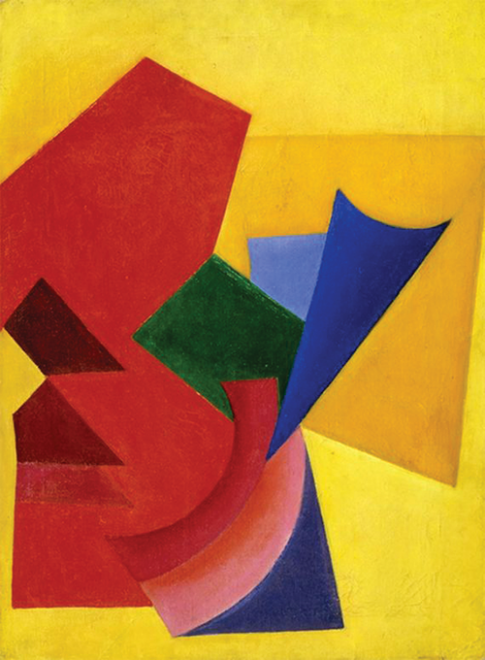 Suprematism, 1916, Olga Rozanova