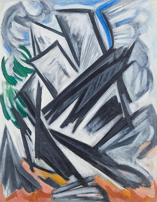 Dissonance, 1913, Olga Rozanova