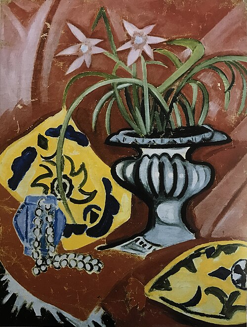 Still-life. Vase, 1912, Olga Rozanova
