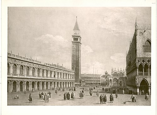 Vue de la place Saint-Marc, 1690, Luca Carlevarijs