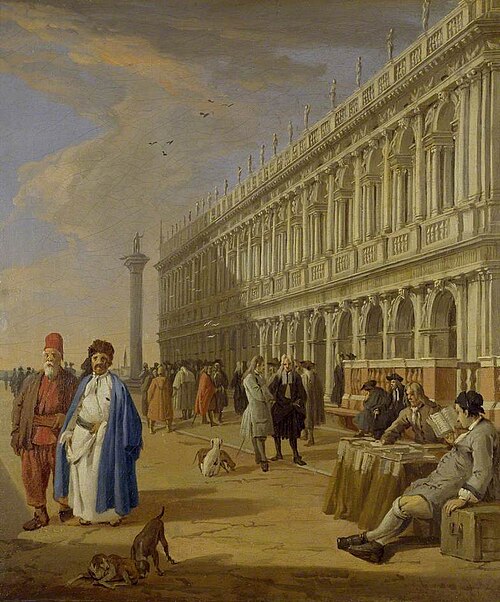 The Piazzetta, Venice, 1720, Luca Carlevarijs