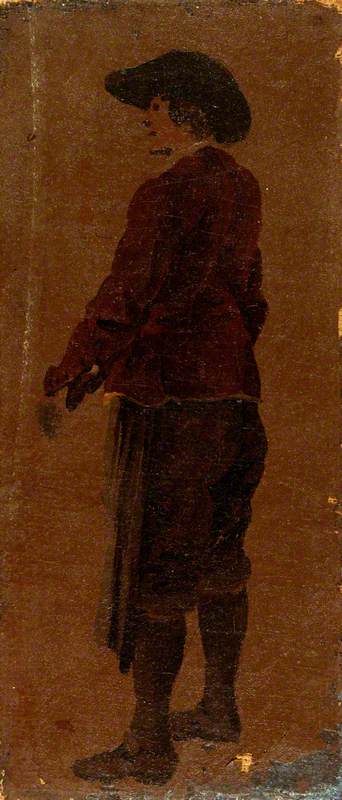 A Man Wearing a Red Jacket, 1705, Luca Carlevarijs