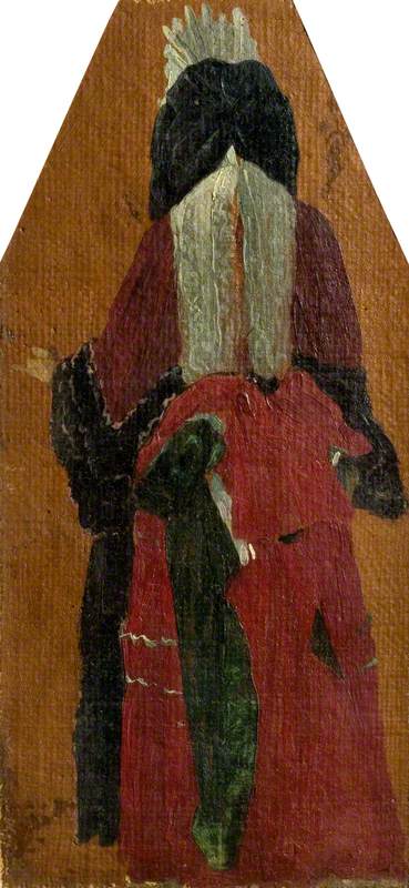 A Lady Seen from Behind, 1705, Luca Carlevarijs