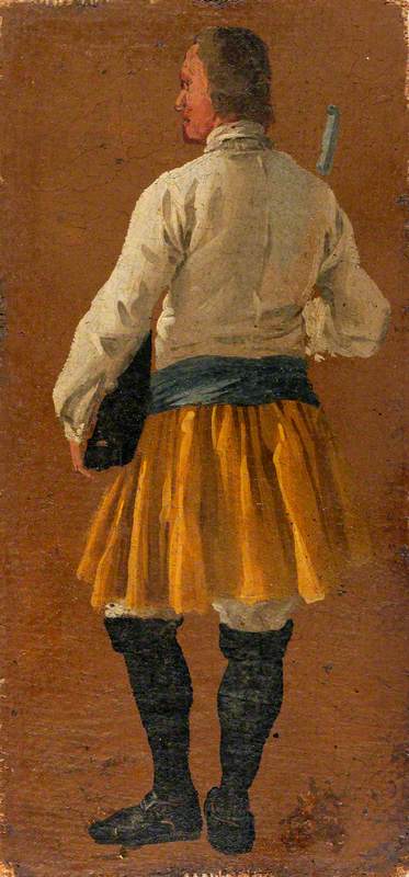 A Man Seen from Behind, 1705, Luca Carlevarijs