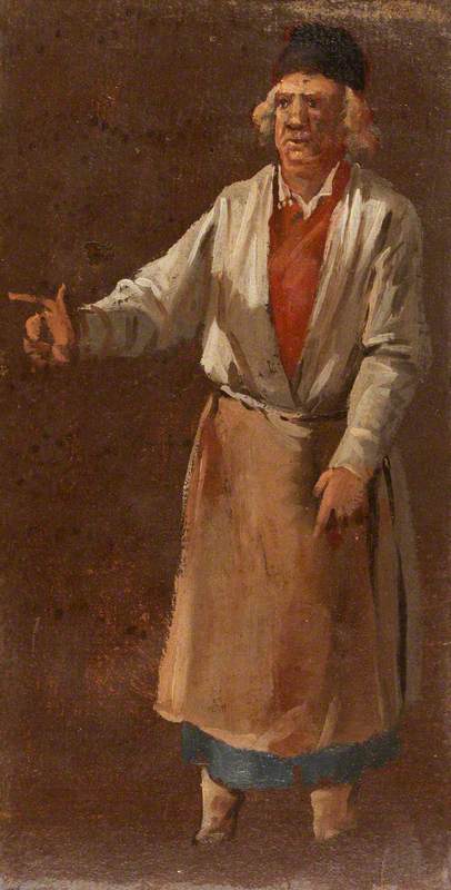 A Man Wearing an Apron, 1705, Luca Carlevarijs