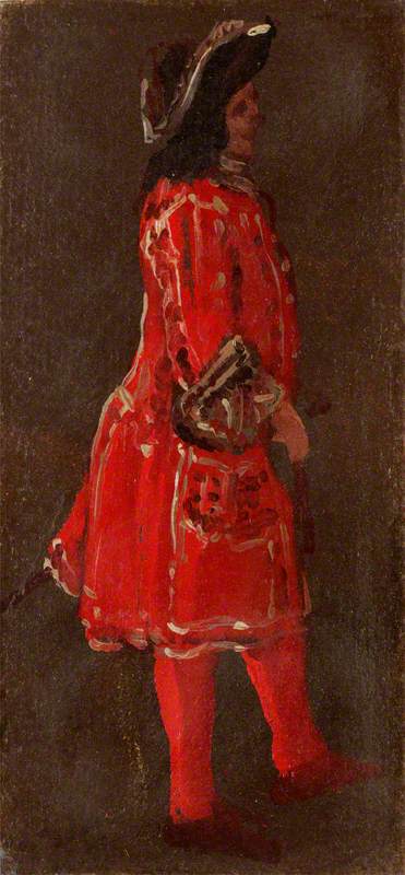 A Man Wearing a Red Coat, 1705, Luca Carlevarijs