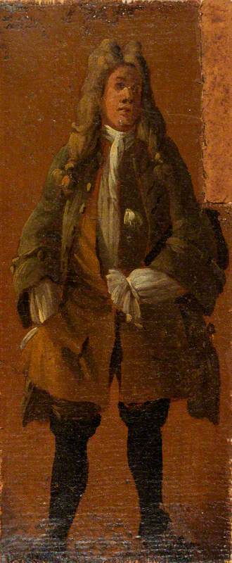 A Man Wearing a Green Coat, 1705, Luca Carlevarijs