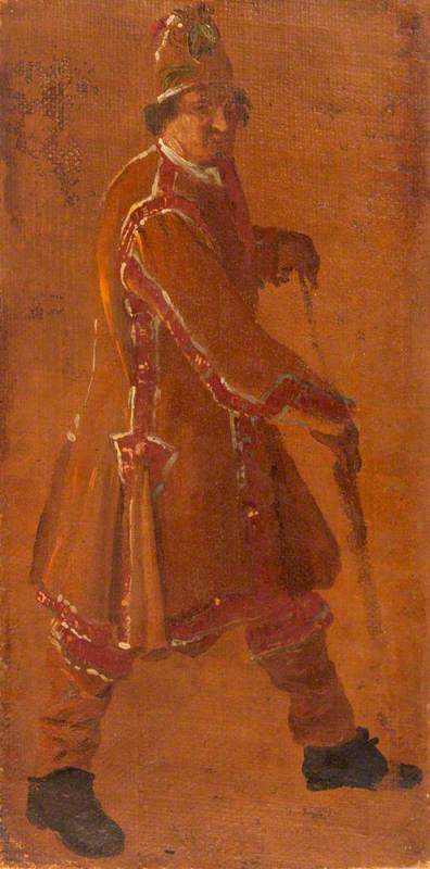 A Gondolier, 1705, Luca Carlevarijs