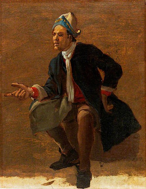 A Seated Man, 1705, Luca Carlevarijs