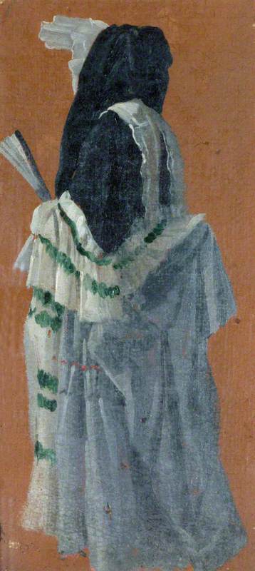 A Lady Holding a Fan, 1705, Luca Carlevarijs