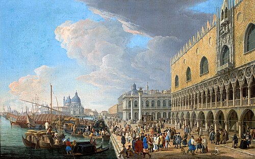 Riva degli Schiavoni, 1725, Luca Carlevarijs