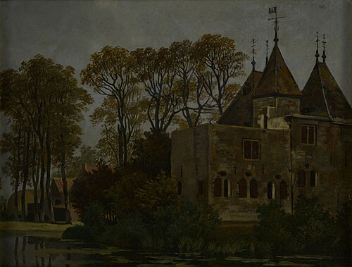 Het slot Develstein in verval, , Adrianus van der Koogh