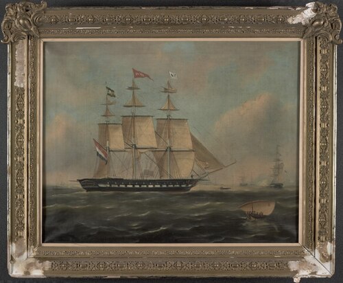 Het fregatschip India van rederij A. van Hoboken, 1840, Govert van Emmerik