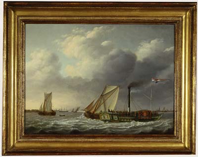 Het raderstoomschip "Prins Frederik", , Johan Hendrik Boshamer