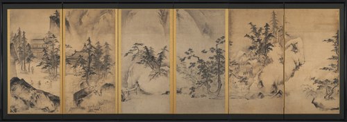 Winter and Spring Landscape, 1441, Shūbun