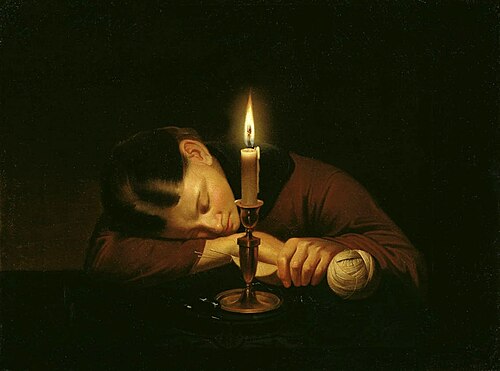Asleep, 1867, Pyotr Petrovich Zabolotsky