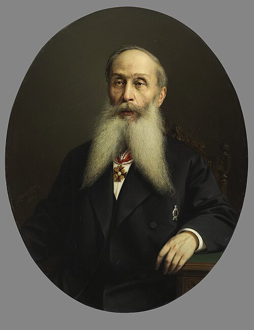 Portrait of V.A.Chernokhvostov, 1889, Pyotr Petrovich Zabolotsky